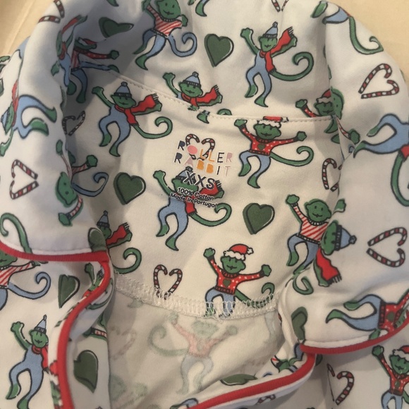 Roller Rabbit Merry Monkey Pajamas - Picture 2 of 3